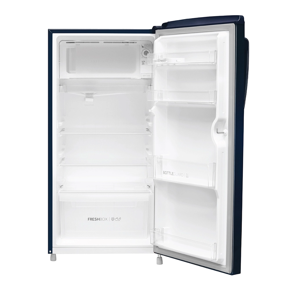 Haier 175L 2 Star Direct Cool Single Door Refrigerator with Toughened Glass Shelf - HRD-1962CBL-N